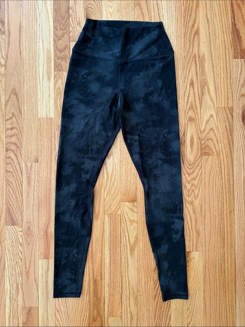ALO Yoga Women’s Black Tie-Dye High-Rise Leggings